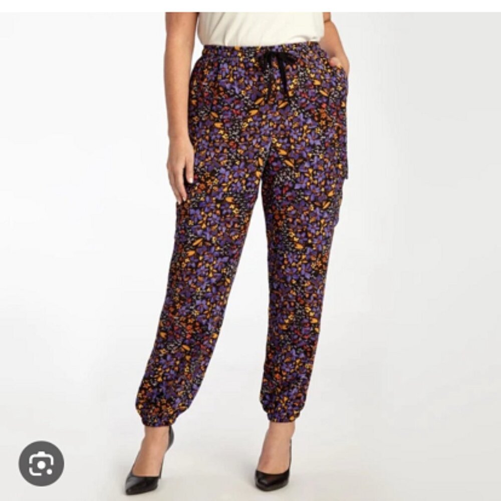 Adyson Parker Cargo Joggers in Black Iris pants size Medium